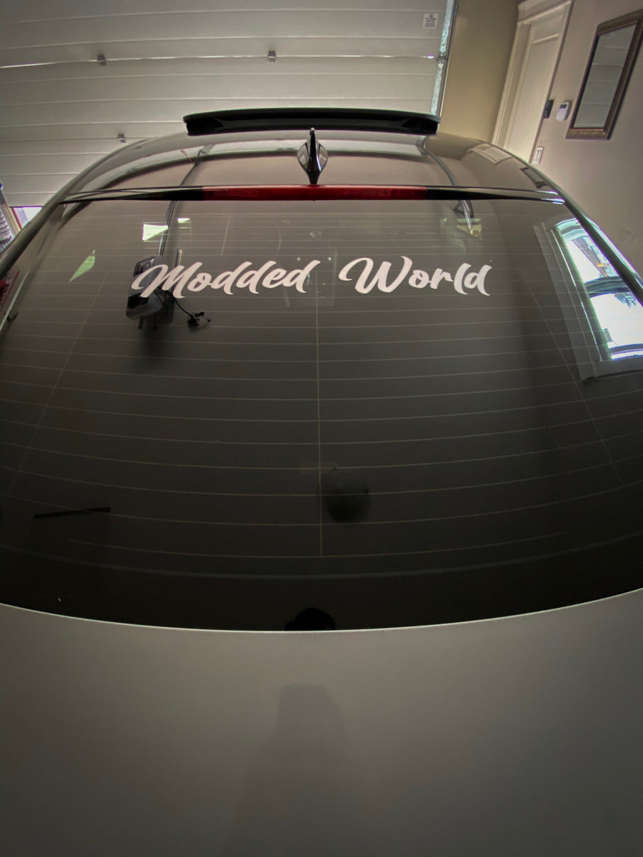 NEW SCHOOL LOWER WINDSHIELD BANNER Modded World