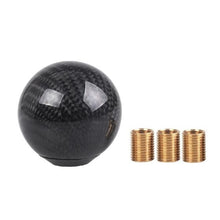 Load image into Gallery viewer, Round Carbon Fiber Shift Knob (Universal Fitment)