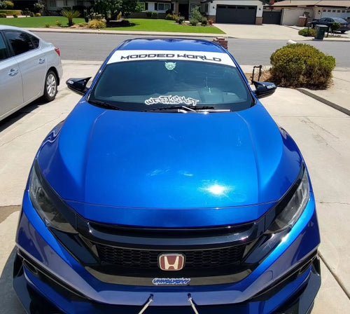 MODDED WORLD - FINAL EDITION - REVERSE CUT WINDSHIELD BANNER