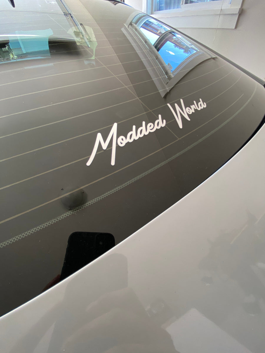 MODDED WORLD STICKER - THE STATEMENT – Modded World