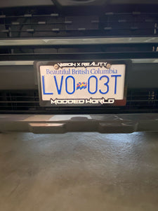 Vision x Reality - License Plate Frame