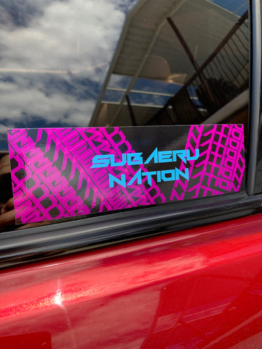 Retro Subaeru Nation - Slap Sticker