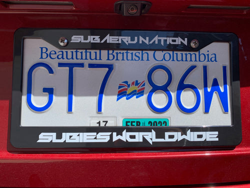 SUBAERU NATION - License Plate Frame