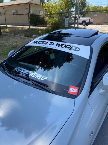 MODDEDWORLD FULL SIZED WINDSHIELD BANNER 2.0 Edition