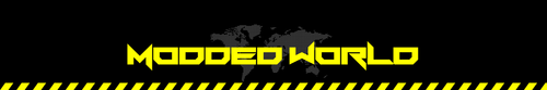 MODDED WORLD - WORLD UNITED - FULL WINDSHIELD BANNER