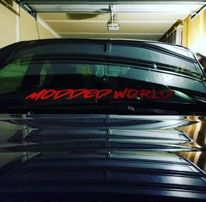 MODDEDWORLD - LOWER WINDSHIELD BANNER